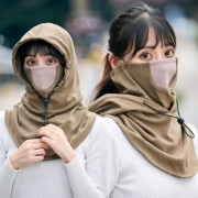 2 পিস চায়না Winter Full Face Mask(Khaki colour)