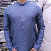 Size-42-চায়না অরজিনাল প্রিমিয়াম ডবি ফেব্রিক্স (Sky Blue)-কালার