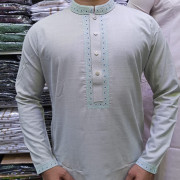 Size-44-ইন্ডিয়ান অরজিনাল প্রিমিয়াম চমক ফেব্রিক্স (Light Lemon)-কালার